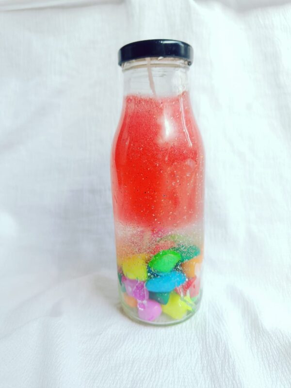 Scarlet Glitter Candle